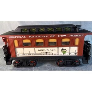 Vintage Jim Beam Central Railroad NJ Dining Car Decanter 1981 | Empty | No Box‎